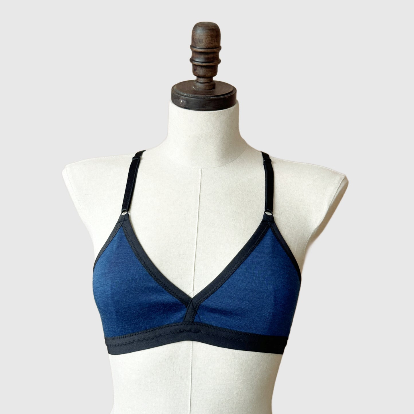 Merino wool triangle bra | Wool lingerie and underwear