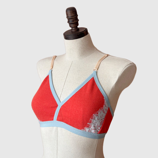 100% merino wool bra Medium C Cup | Handmade in Canada merino wool underwear and lingerie