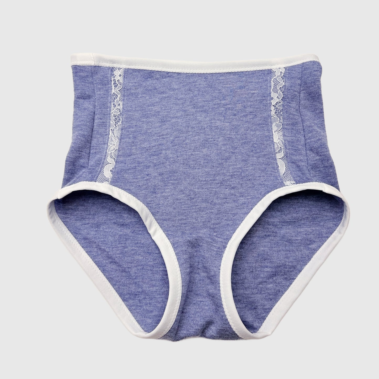 Blue Merino Wool French brief | Ready-To-Ship