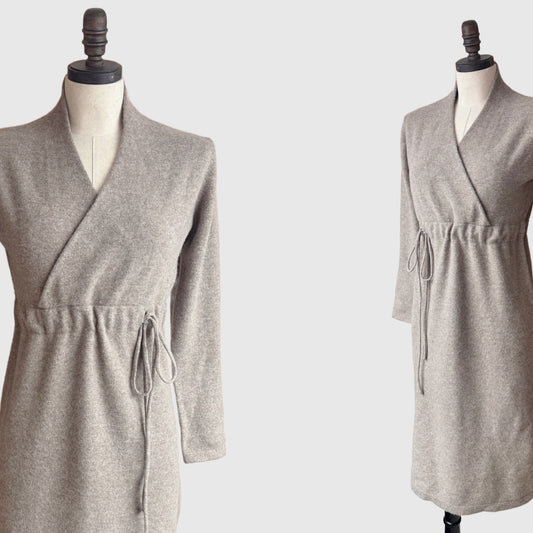 Wool Wrap Dress | 5 Colors | Women’s merino knitwear