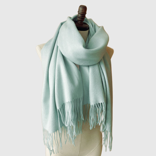 Mint Oversized Lambswool scarf | 16 Colors