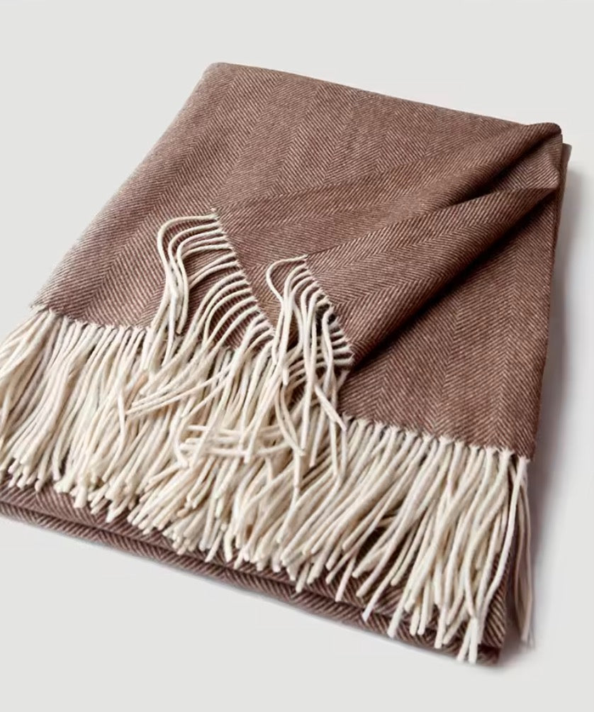 Merino wool blanket throw | 14 Colors