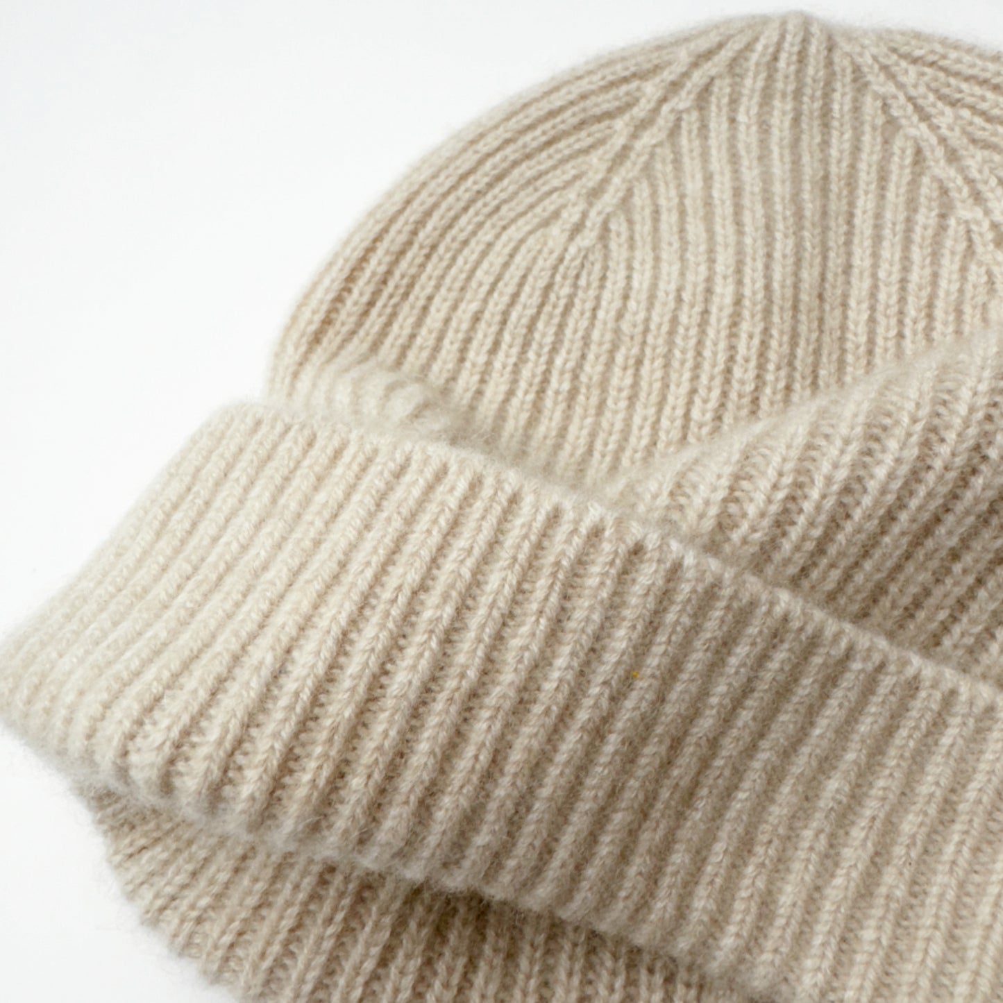 Natural Merino wool beanie hat