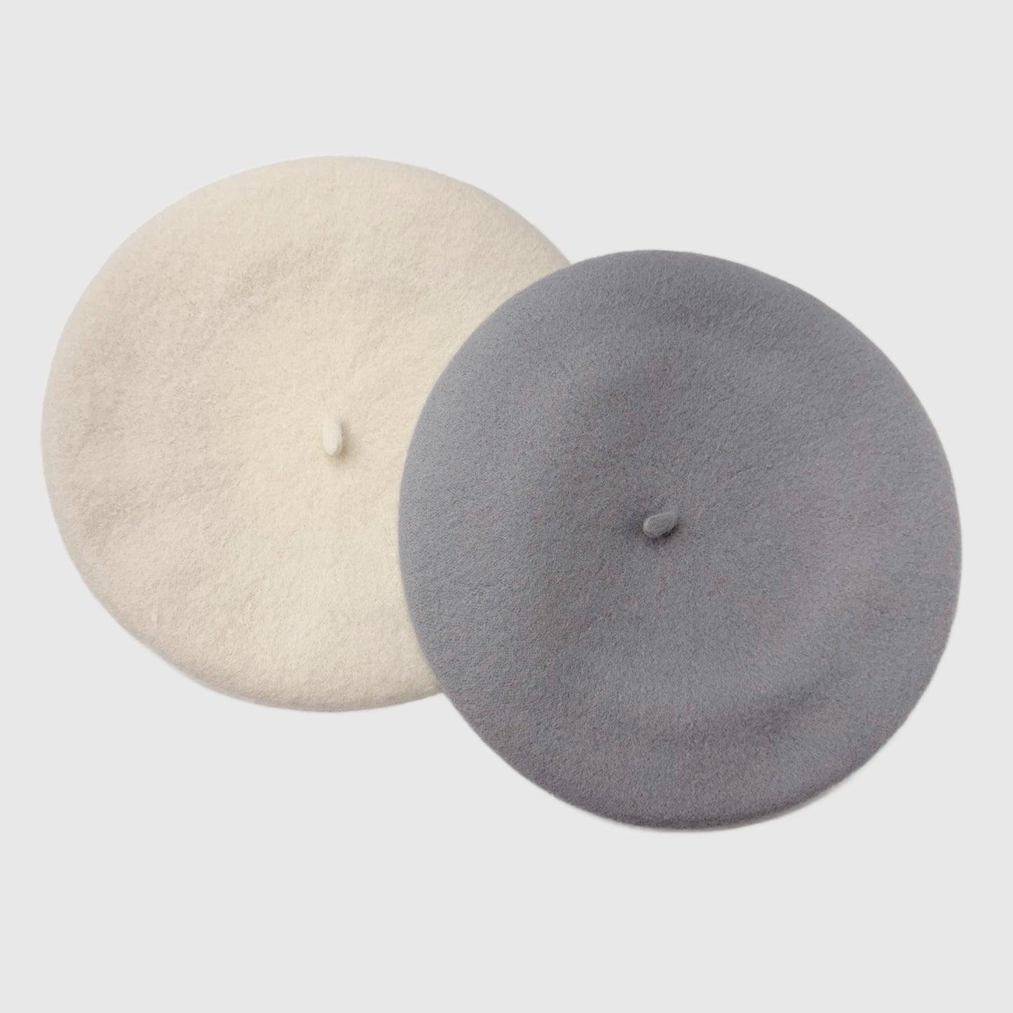 French Style Wool Beret | Merino Wool Hat | 4 Neutral Colors