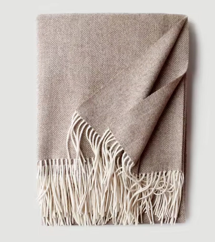 Merino wool blanket throw | 14 Colors
