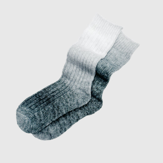 Wool blend knit socks | Colorful Wool Socks