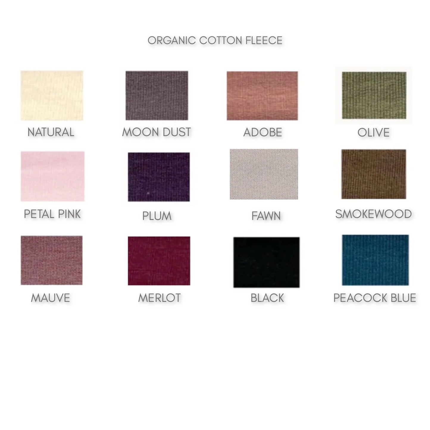 Oversized organic cotton fleece caftan dress