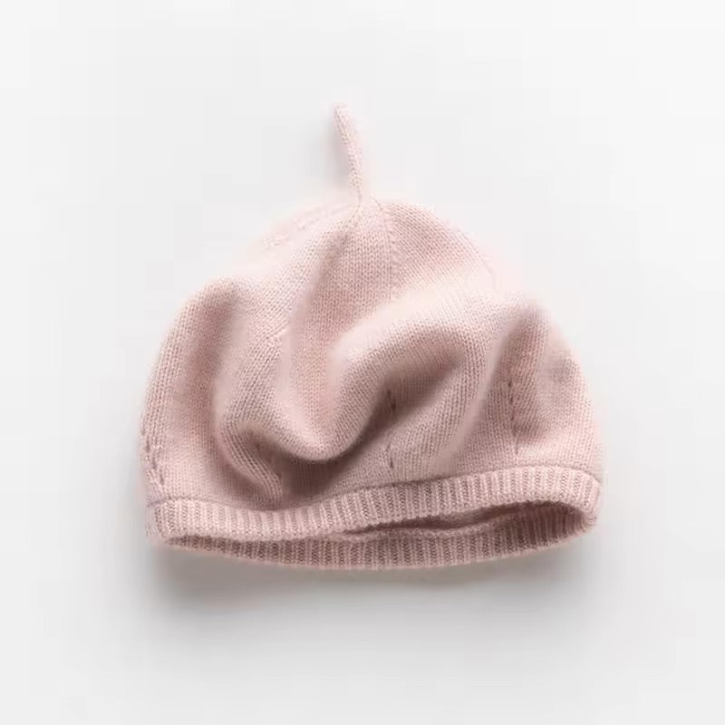 Cashmere knit french beret | 5 Colors | Cashmere accessories