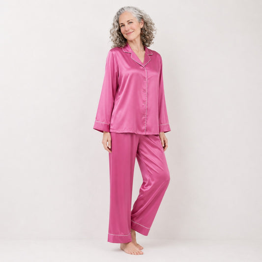 Women's Silk Pajamas Set | 10 Colors | 100% silk sleepwear