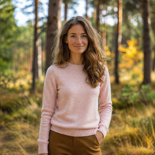 Crewneck merino wool knit sweater | 16 Colors | Women’s knitwear