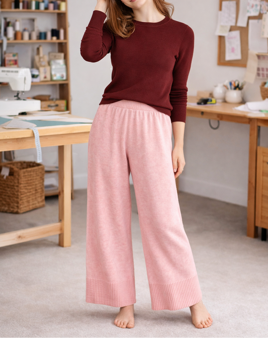 Wide-Leg Merino wool Pants | 5 Colors | Women’s knitwear