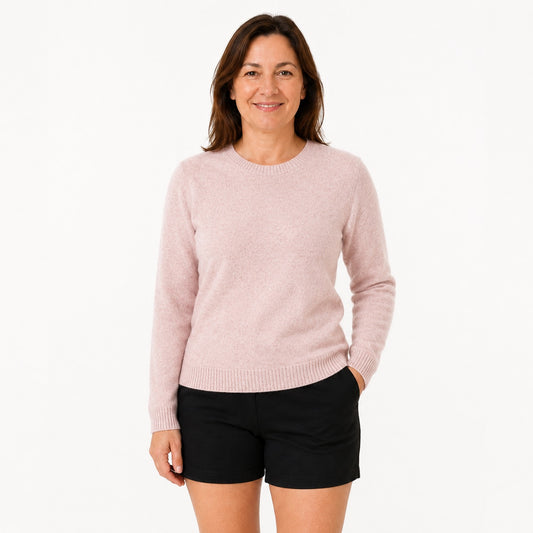 Merino Wool Crewneck Sweater | 16 Colors | Women’s knitwear