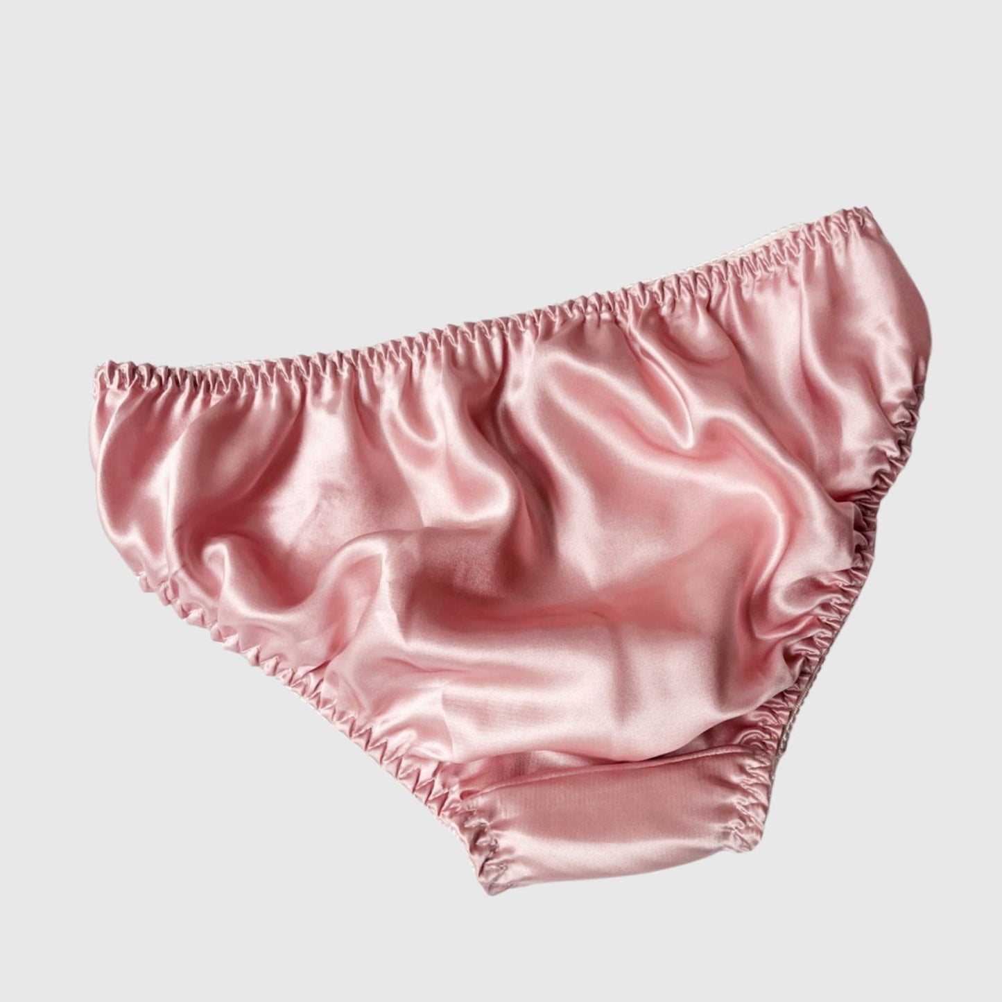 satin natural silk bikini underwear, made in Canada women's silk lingerie