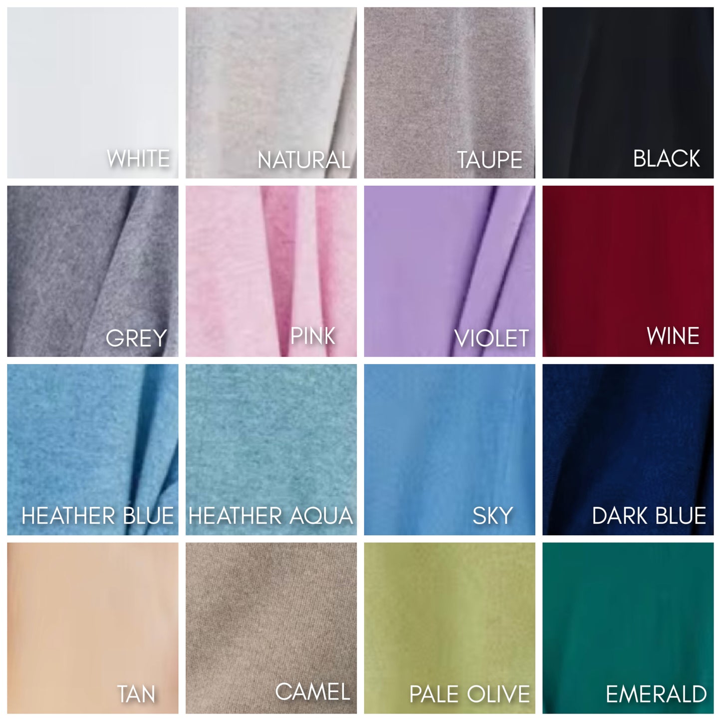 Merino Wool Wrap Poncho | 16 Colors