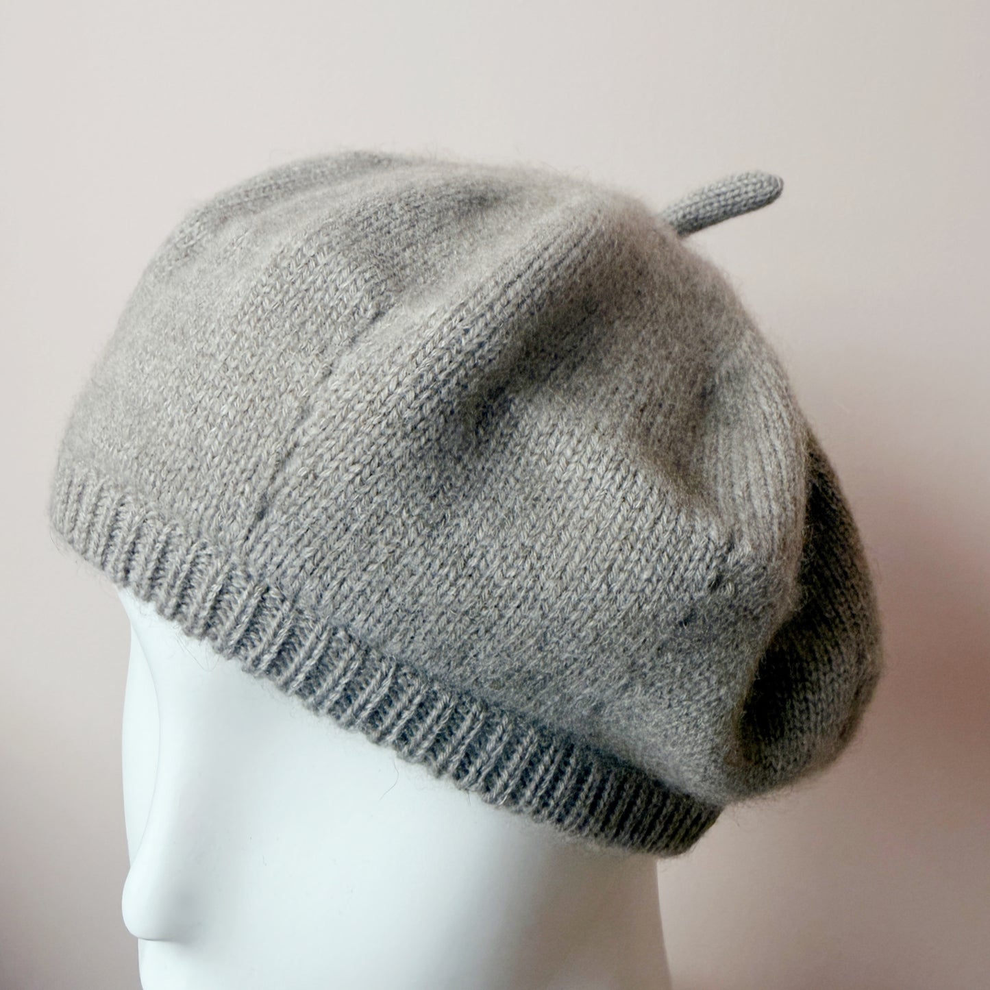 Cashmere knit french beret | 5 Colors | Cashmere accessories