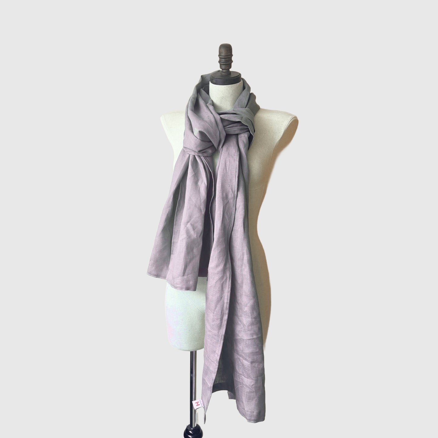 Oversized pure linen shawl | Handmade in Canada