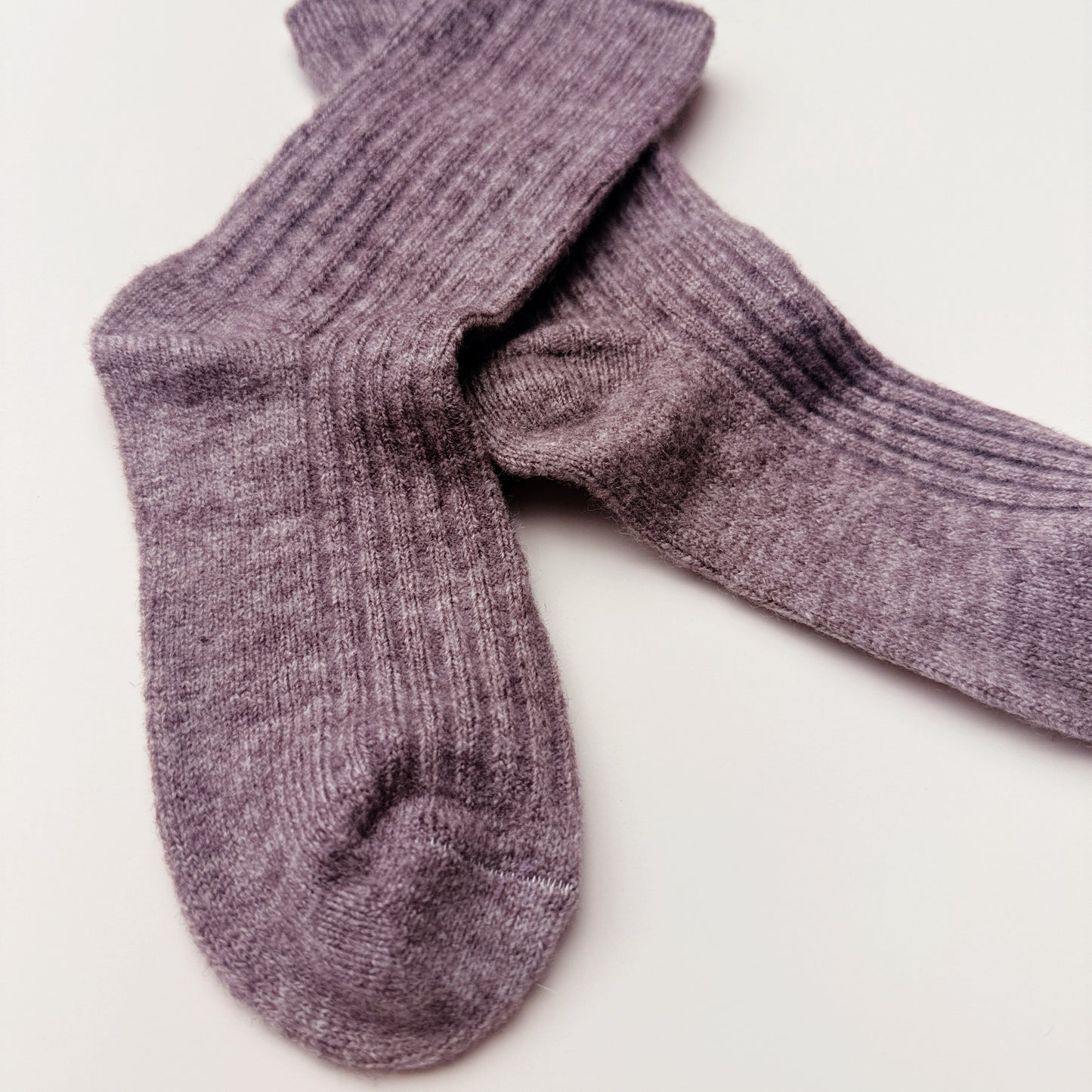 Cashmere wool blend socks