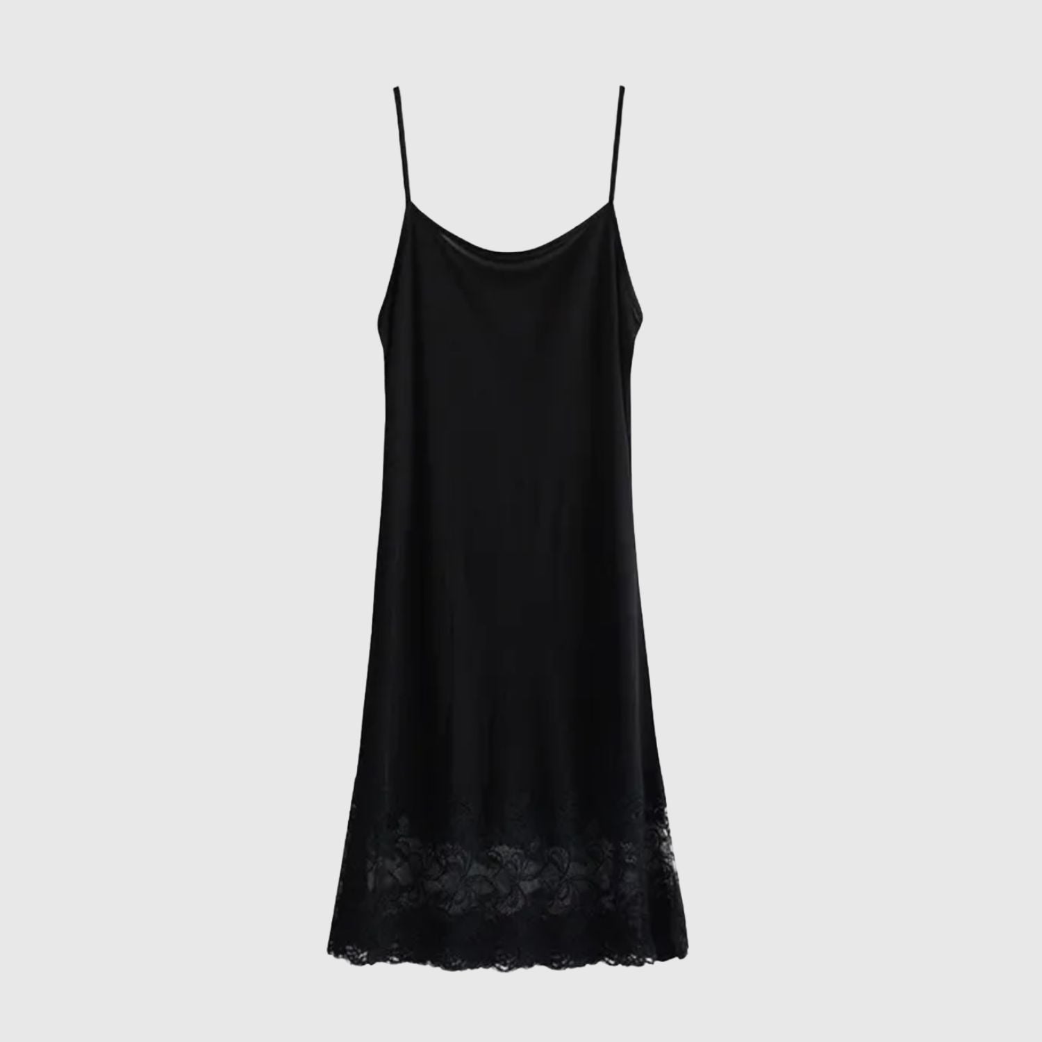 Silk Slip Dress with lace hem  Shop 100% Silk lingerie from Canada –  econica