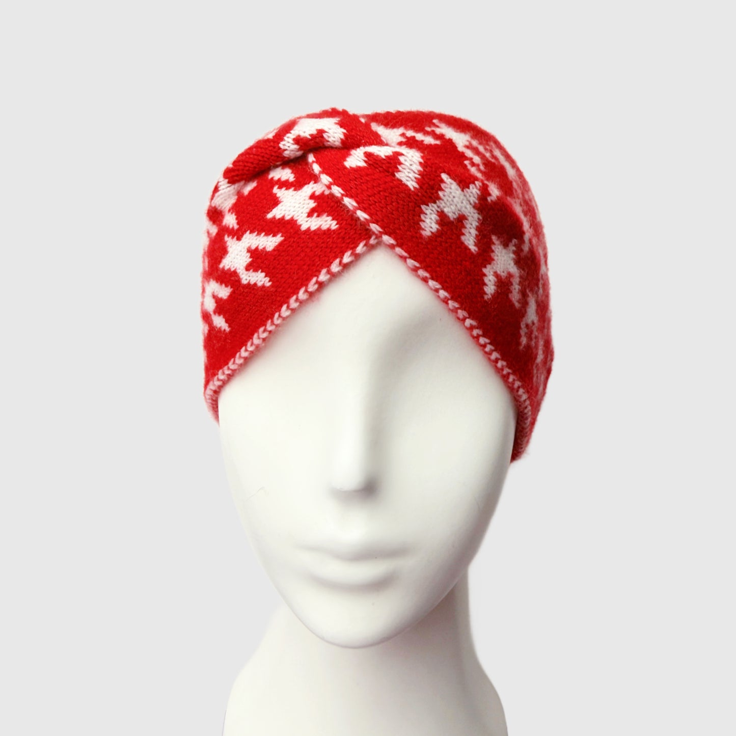 Cashmere double knit twisted headband | Cashmere accessories by Econica