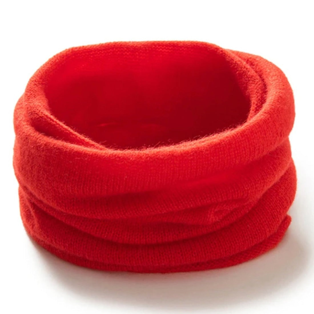 Red Natural 100% cashmere neck warmer, shop Canada cashmere clothes, scarves, shawls