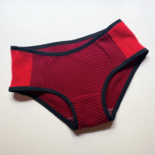 Red Cashmere Wool underwear brief Extra Small | Ready to ship