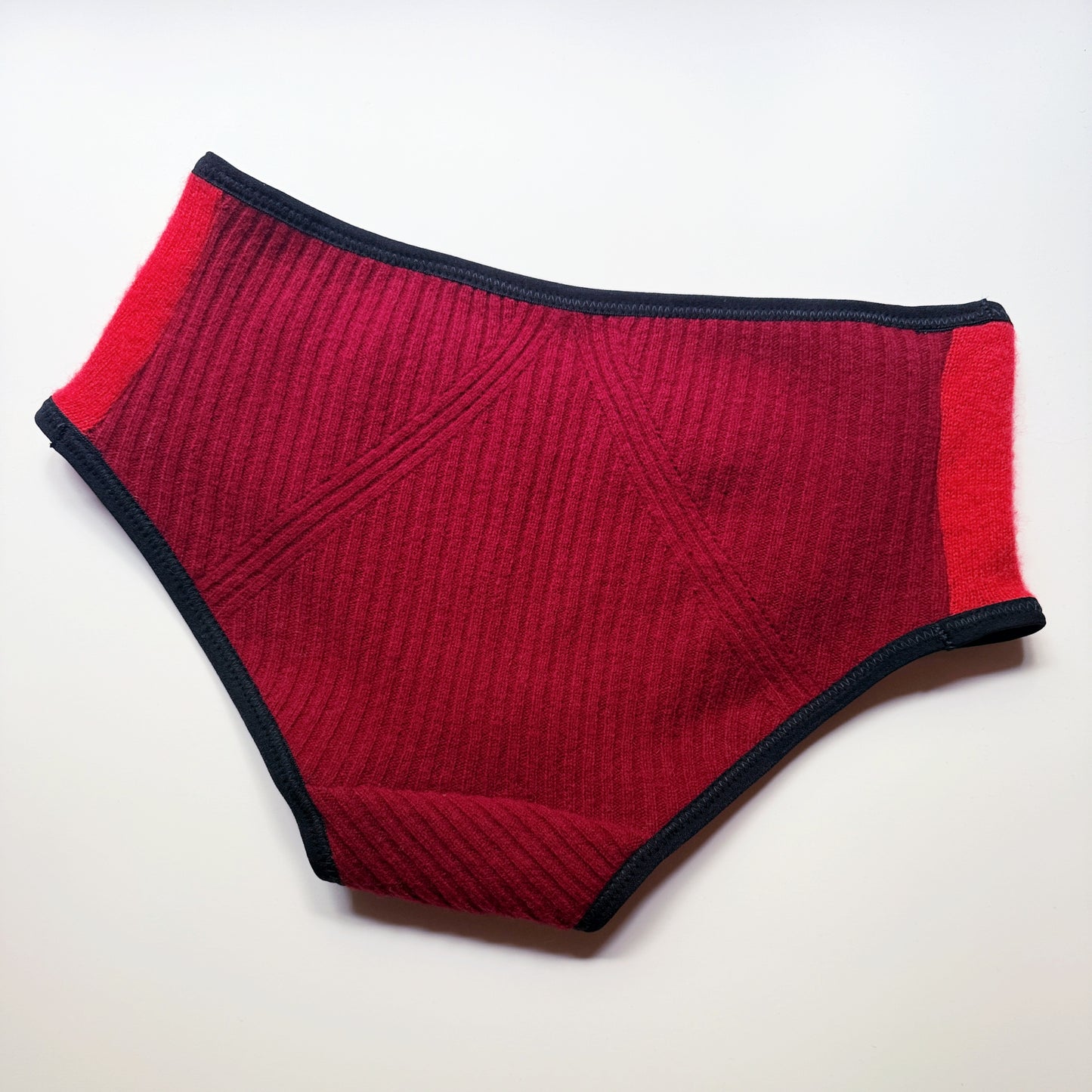 Red Cashmere Wool underwear brief Extra Small | Ready to ship