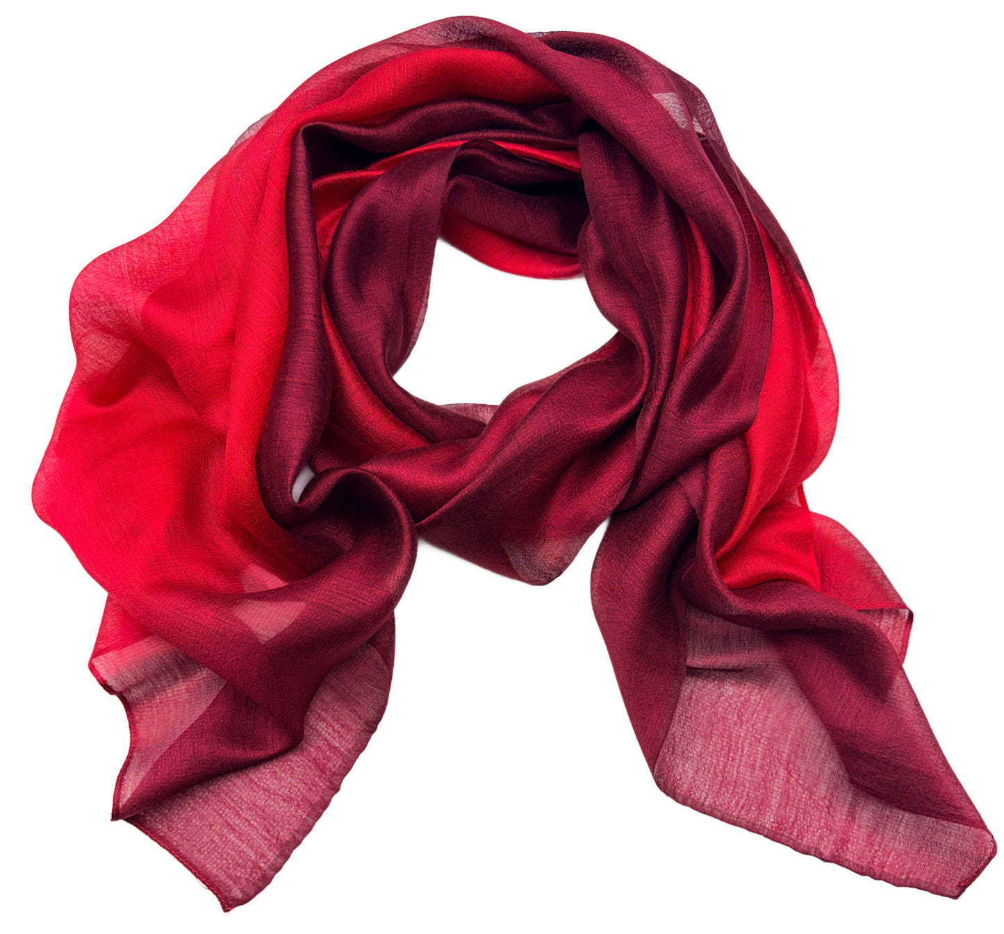 Mars Scarf Silk Wool | Gradient Ombré Scarf