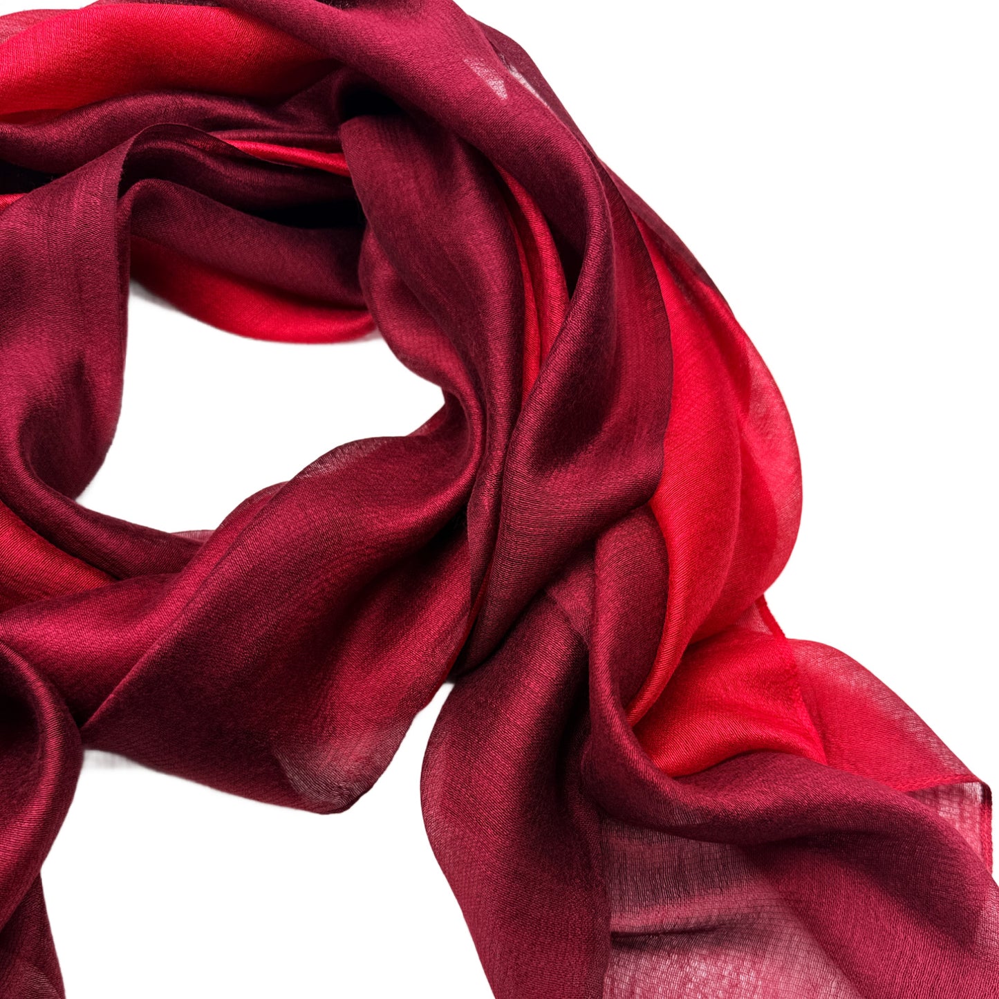 Mars Scarf Silk Wool | Gradient Ombré Scarf