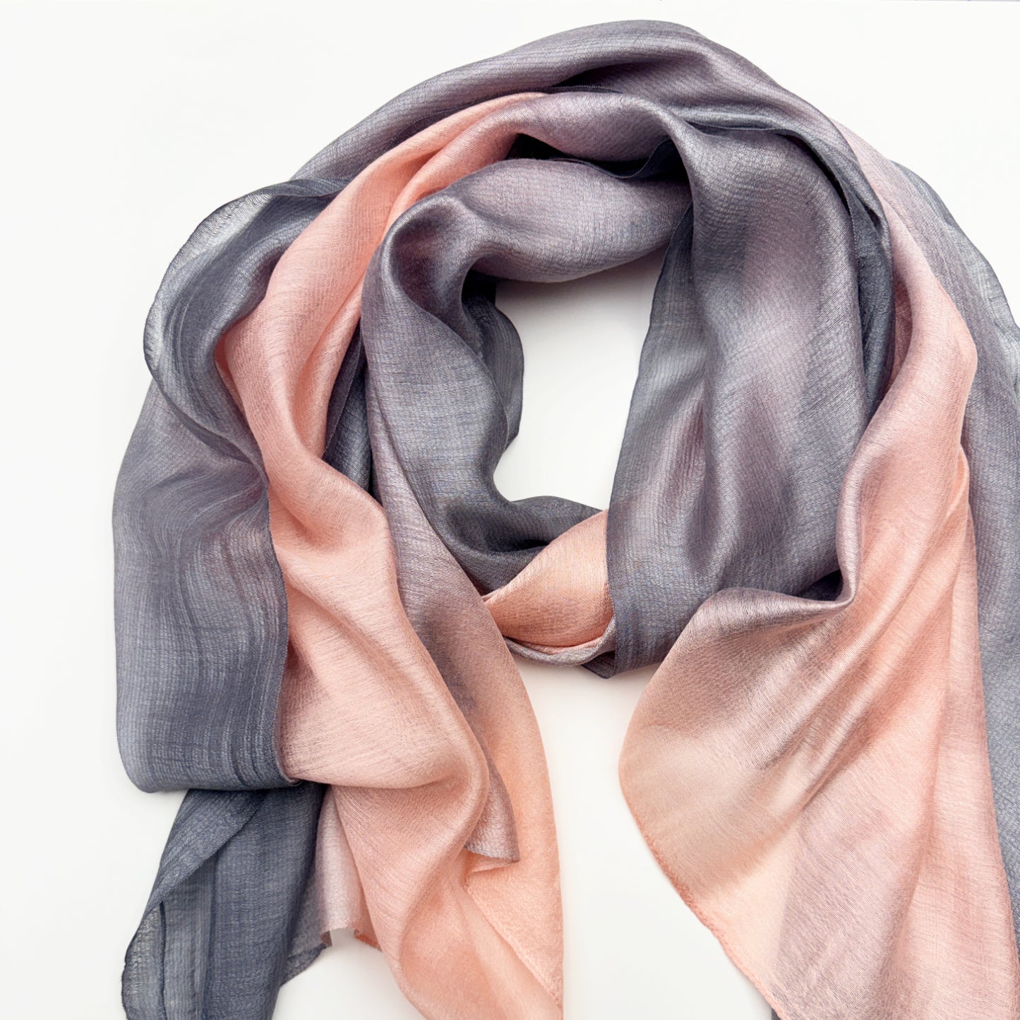 Jupiter Scarf Silk Wool | Gradient Ombré Scarf