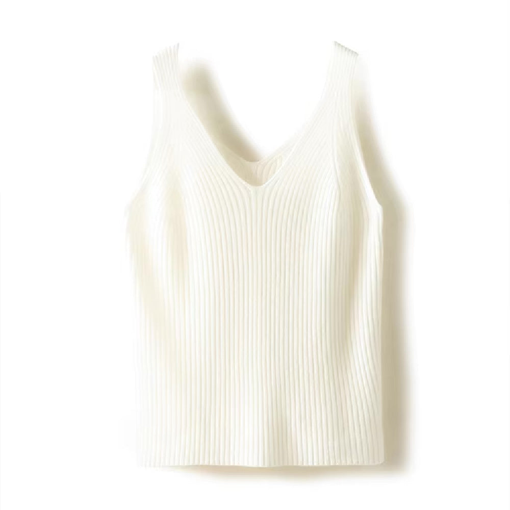 Cashmere knit tank top | Women’s knitwear