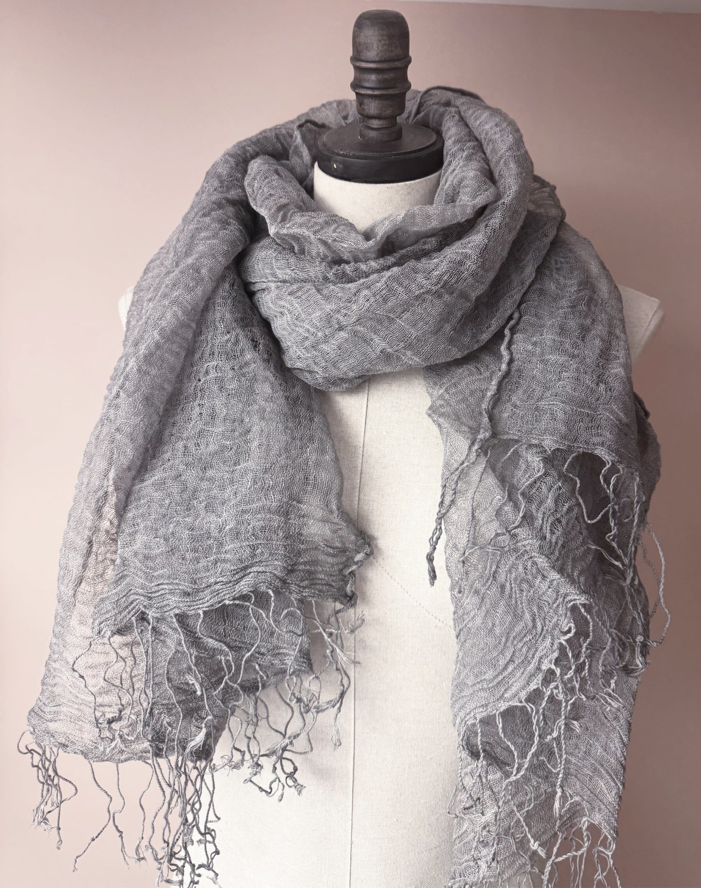Summer Linen Scarf | Limited Edition | Linen scarves and shawls by Econica