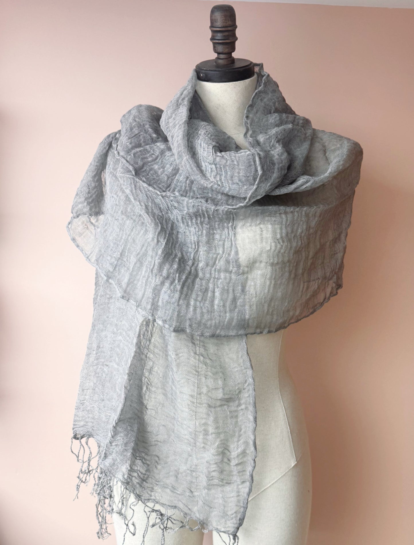 Summer Linen Scarf | Limited Edition | Linen scarves and shawls by Econica