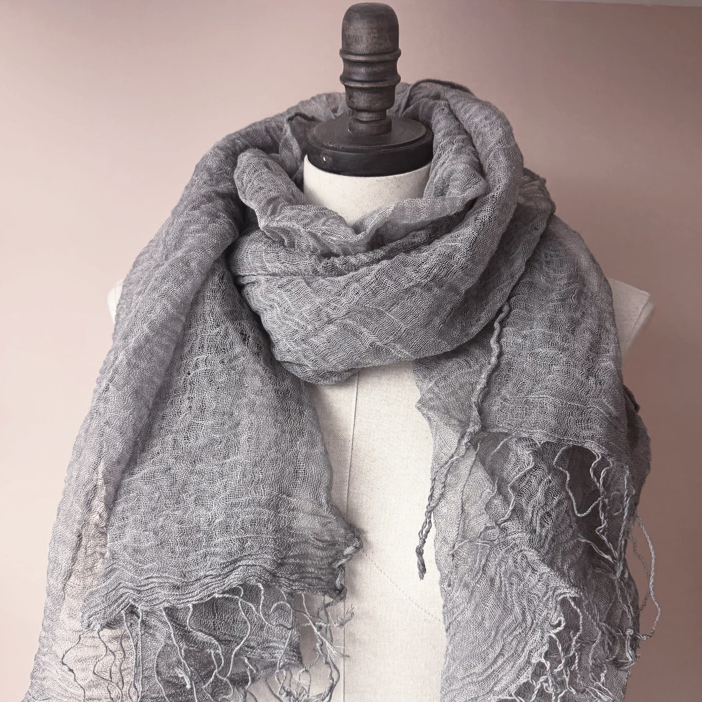 Summer Linen Scarf | Limited Edition | Linen scarves and shawls by Econica