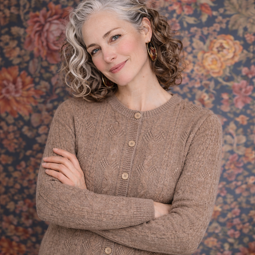 Vintage style merino wool cardigan | 5 Colors | Women’s knitwear