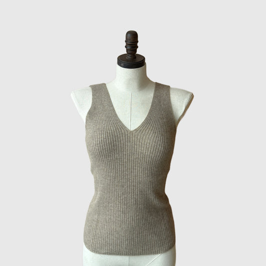 Pure Cashmere Sleeveless Top | Women’s cashmere knitwear