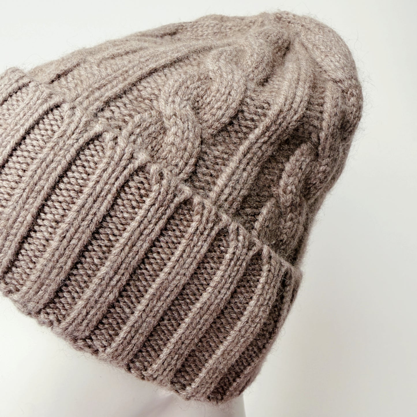 Cashmere cable knit hat | 7 Colors