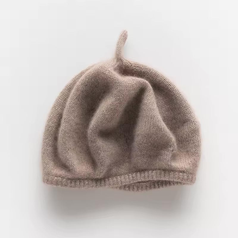 Cashmere knit french beret | 5 Colors | Cashmere accessories