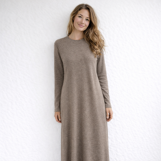 100% Cashmere Sweater Dress | 4 Colors | Cashmere knitwear by Econica
