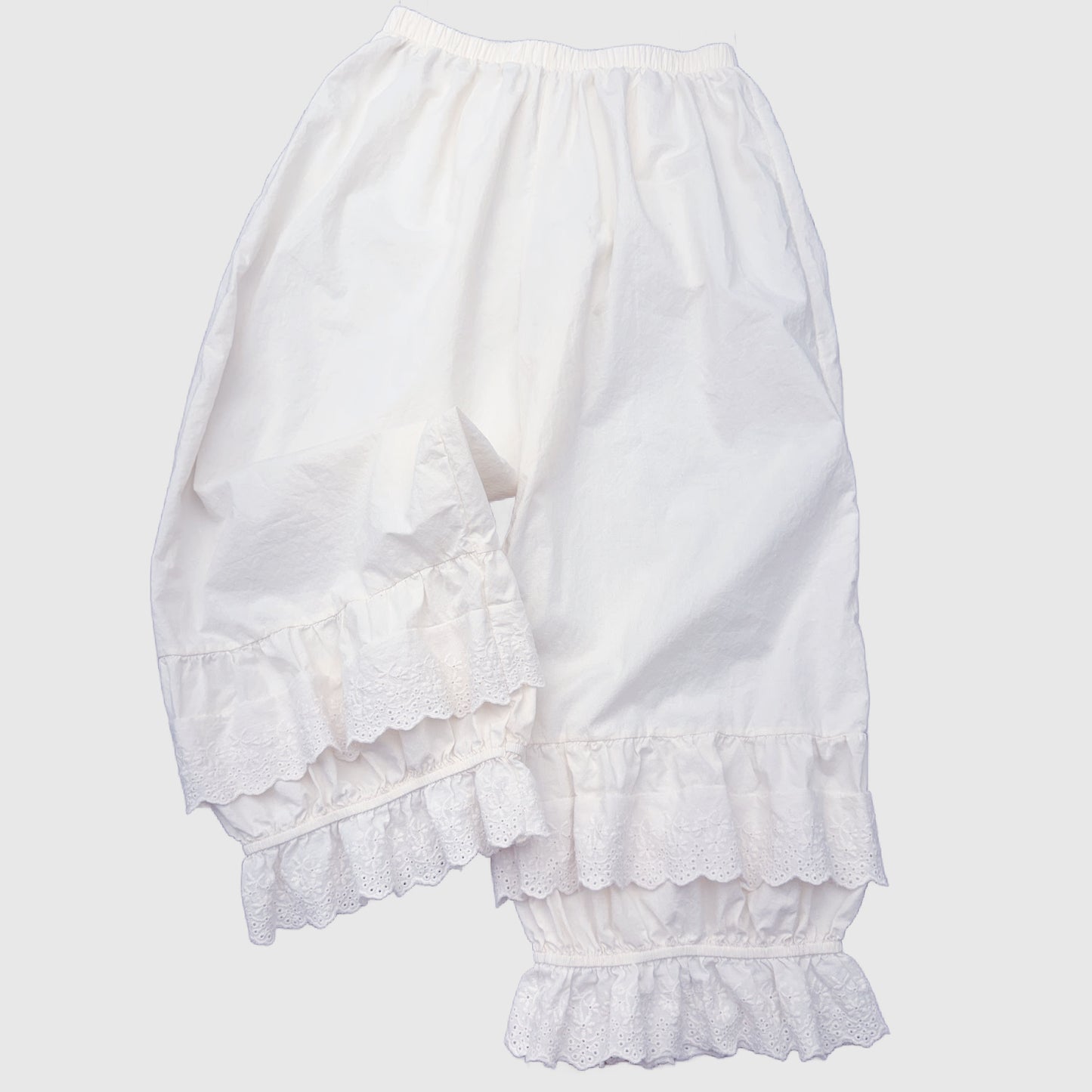 Ruffled Bloomers | Pure cotton Victorian style under pants