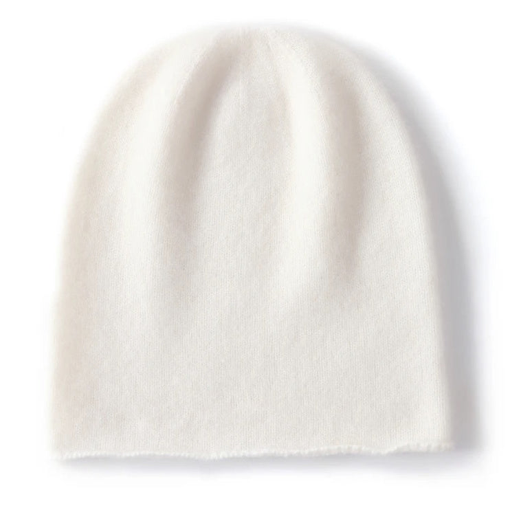 Thin Cashmere beanie with rolled hem | 8 Colors