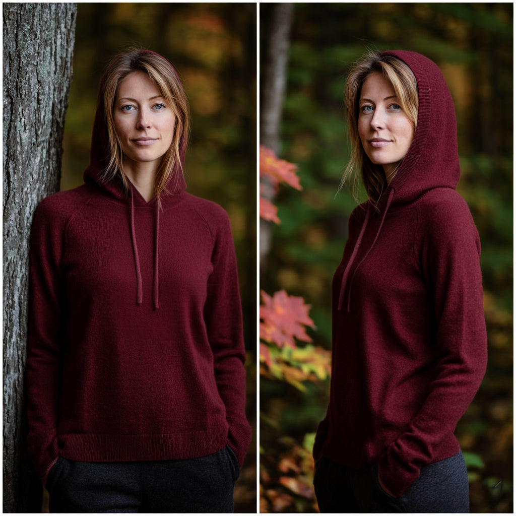 Pure Cashmere hoodie sweater | 14 Colors