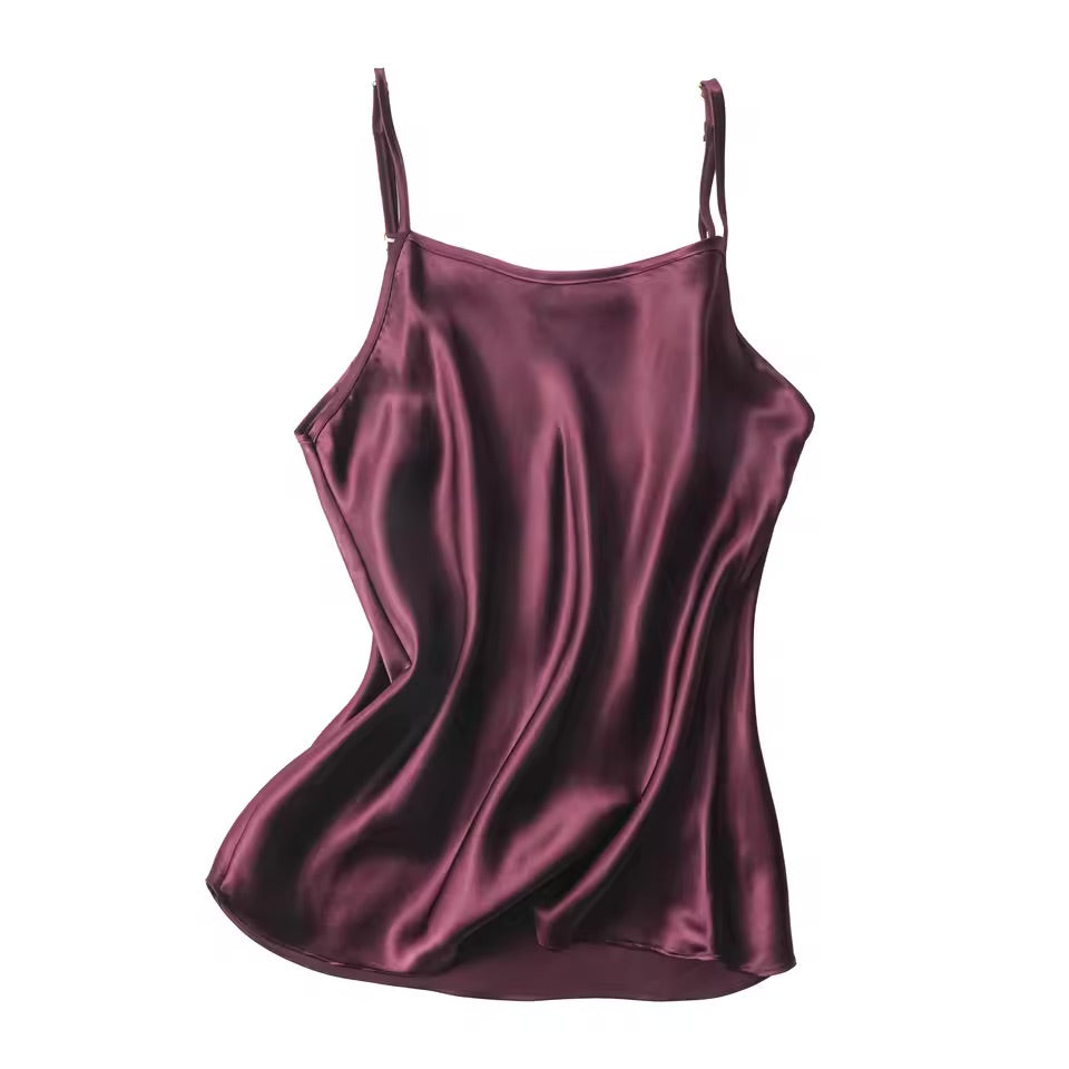Natural Silk Camisole | 12 Colors | Women’s silk loungewear