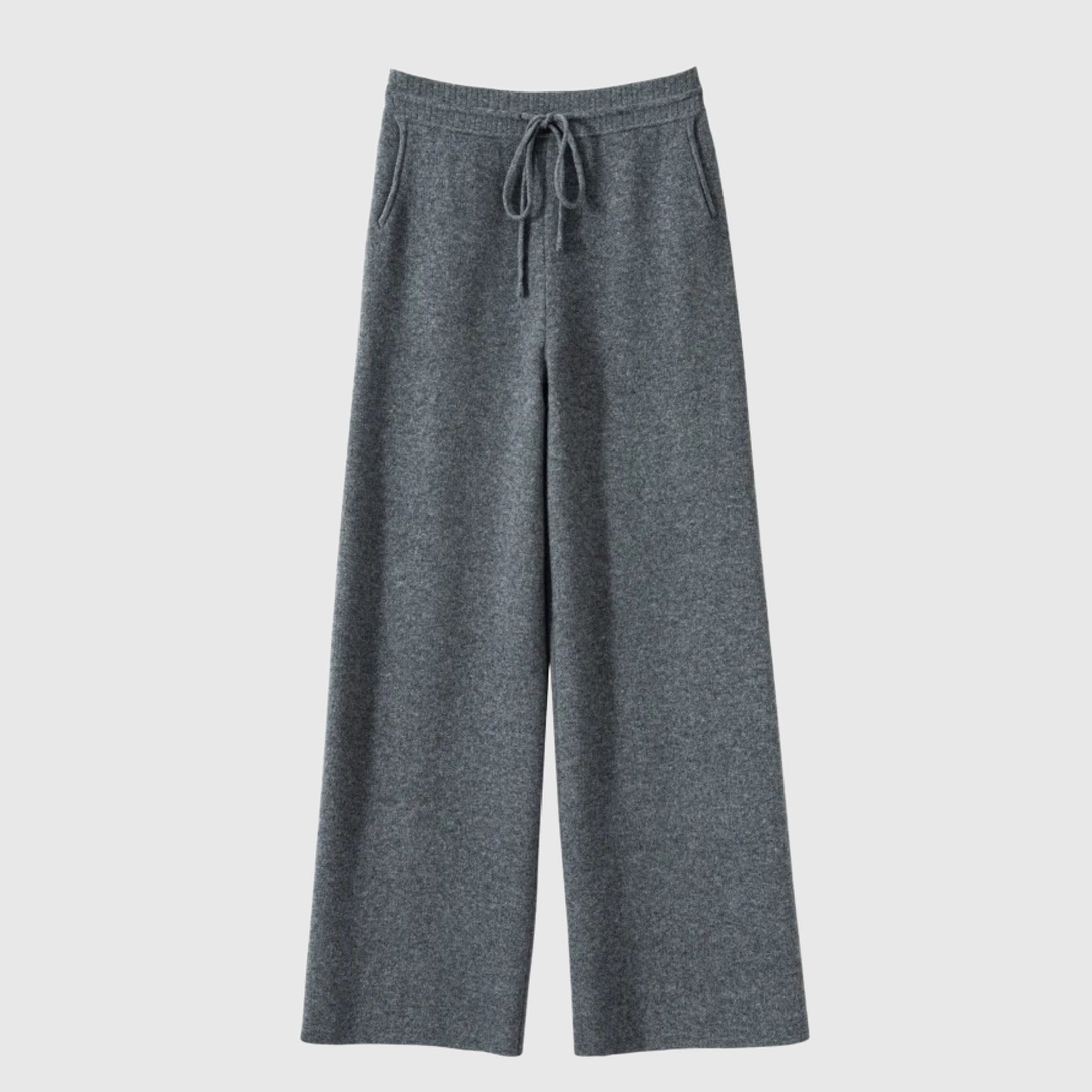 Drawstring Merino Wool Pants with Pockets | 6 Colors | Women’s knitwear