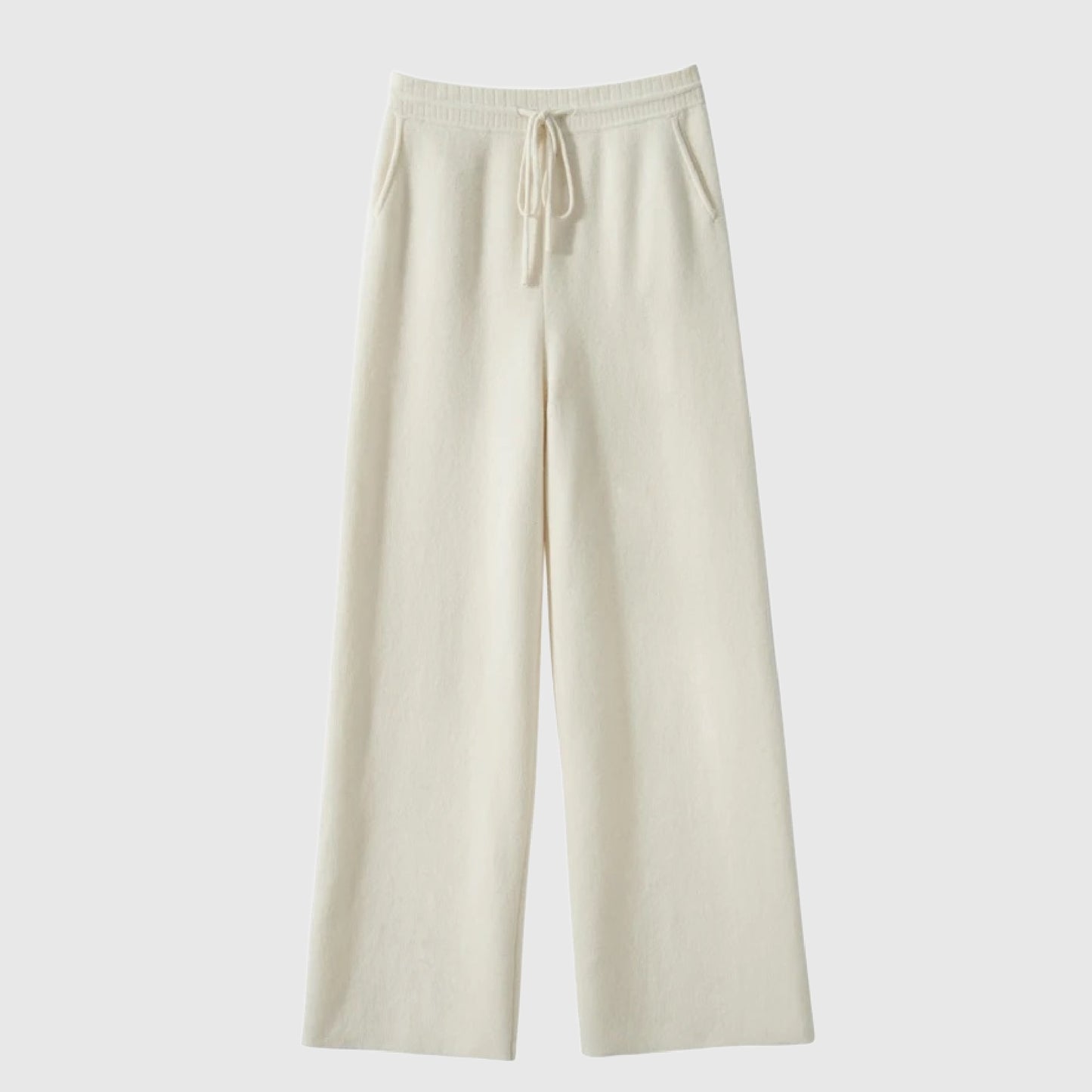 Drawstring Merino Wool Pants with Pockets | 6 Colors | Women’s knitwear