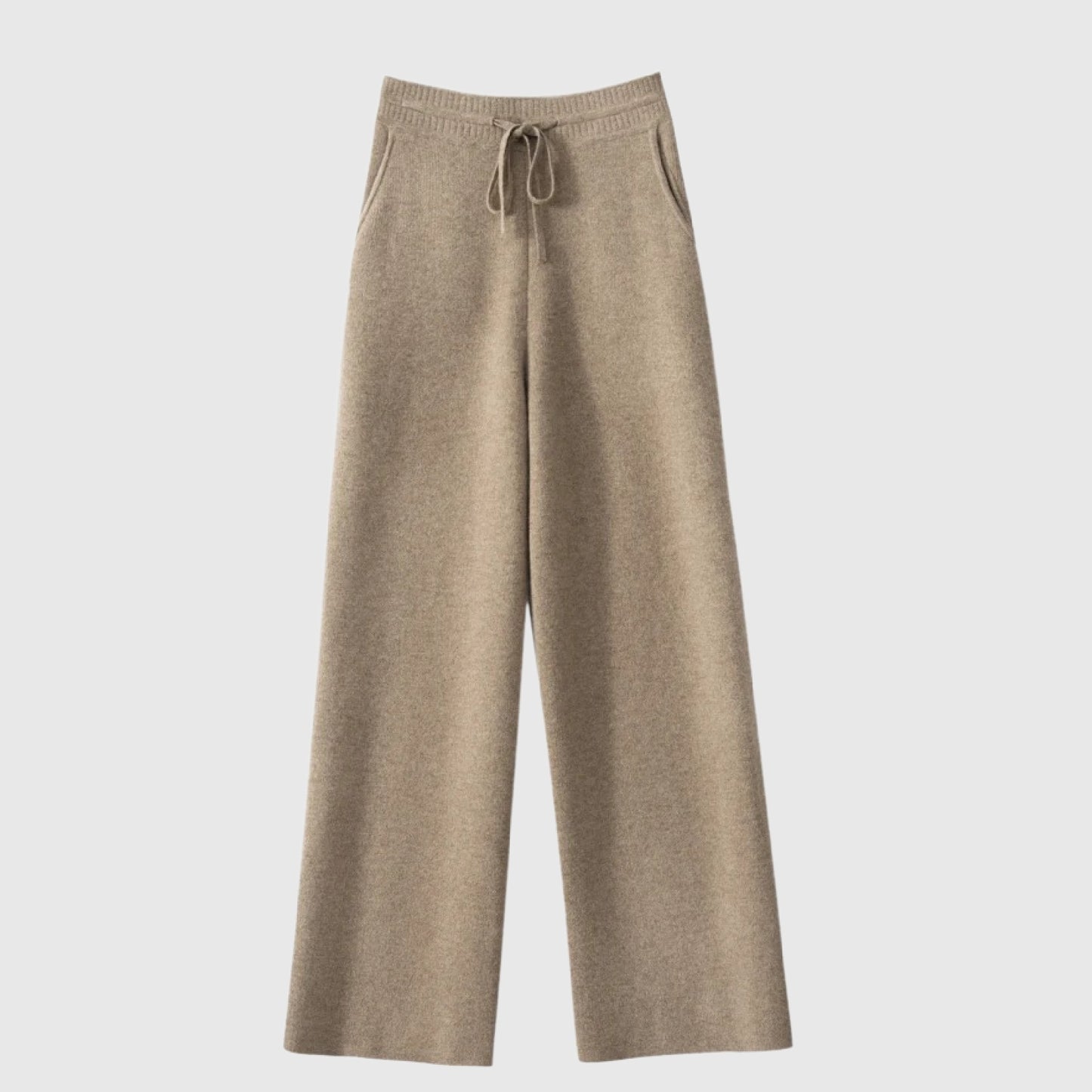 Drawstring Merino Wool Pants with Pockets | 6 Colors | Women’s knitwear