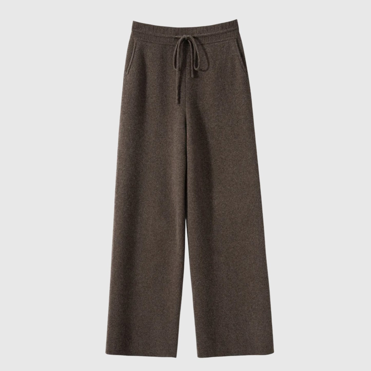Drawstring Merino Wool Pants with Pockets | 6 Colors | Women’s knitwear