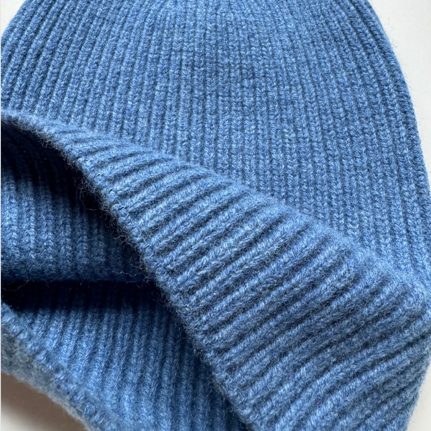 denim blue wool hat
