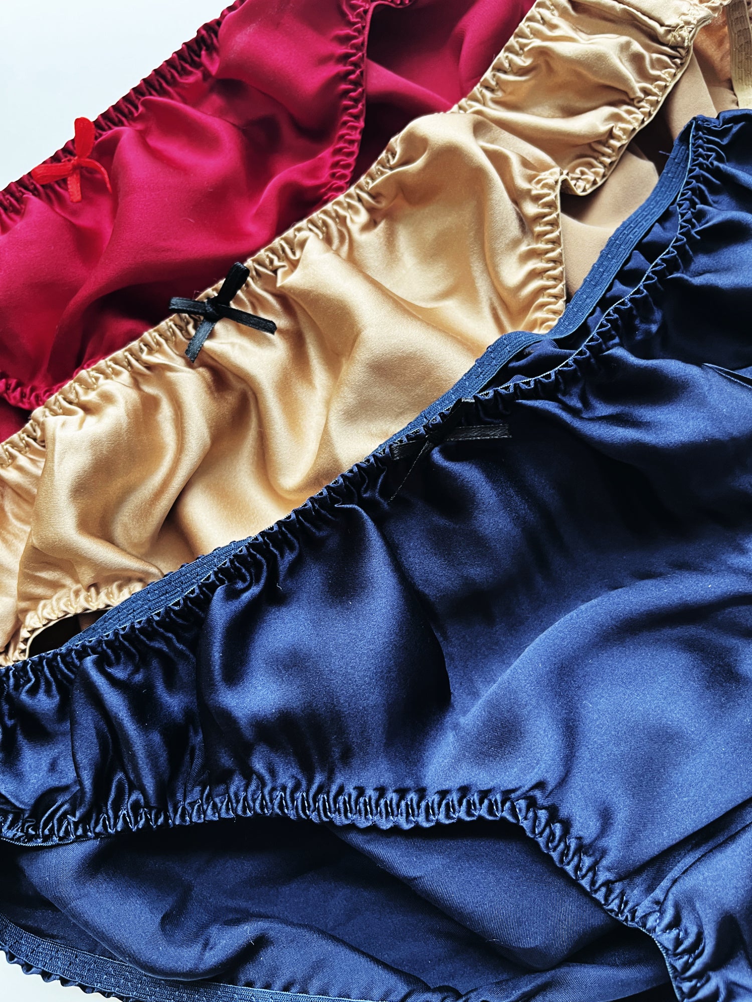 Satin cheap silk underwear