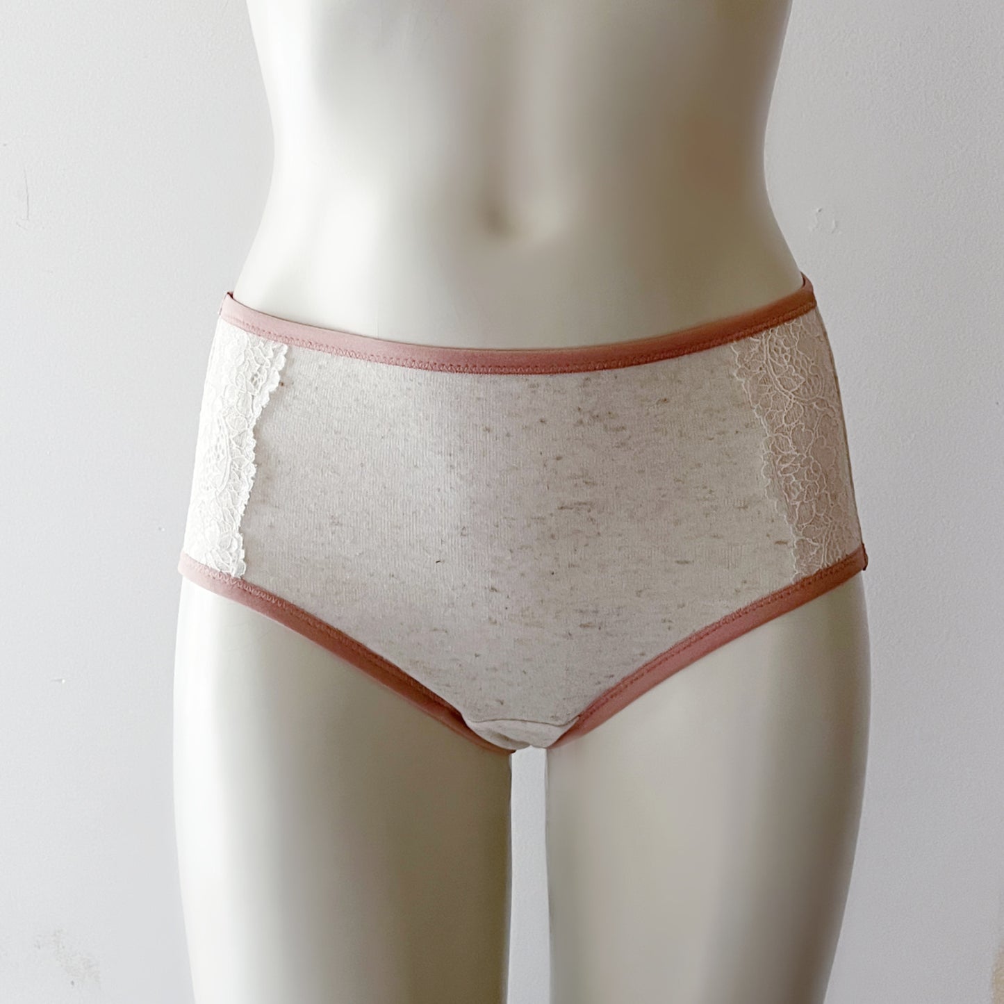 White Linen panty brief women's | Shop 100% linen underwear | Made in Canada