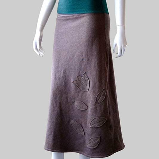 A-line maxi skirt